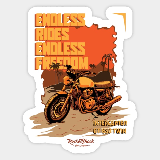 Intercepter gt 650 rider Sticker by ASAKDESIGNS